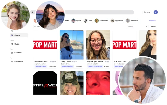 Explore Creators by Niche & Engagement